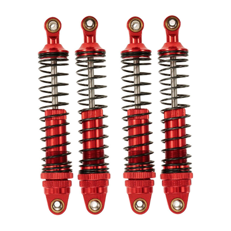 4pcs/Set 110mm Metal RC Car Front and Rear Shock Absorber for 1:10 Truck Car