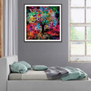 5D DIY Full Drill Diamond Painting Colorful Tree Embroidery Craft Kit Decor