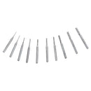 10Pcs/Box 1/8 Inch 0.8-3.17mm PCB Engraving Cutter Rotary CNC End Mill