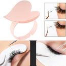 1X Metel Heart Pallet Holder Adhesive Glue Ring Eyelash Extension Tattoo Pigme3C