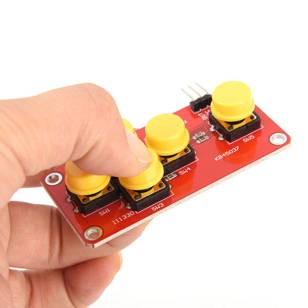 Analog Button for Arduino  Keyboard Electronic Block Simulate Five Key Mod Ew