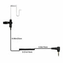 10 pcs 3.5mm Audio Plug Listen/Receiver Only Surveillance Air tube Earpiece