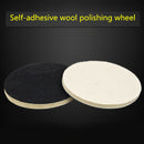 5inch Artificial Wool Soft Polishing Pad Home Cutting Buffing Wheel Car Auto