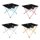 Folding Aluminum Camping Picnic Table Dining Desk Outdoor Gear Red