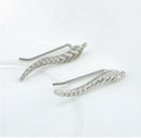 New Simple Nature Leaf Alloy U-Shaped Ear Clip Ear Studs Jewelry For Women