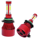 pair 4-sides LED Headlight Kit 9006 HB4 9012 2000W 6000K 300000LM Hi/low BulbsOZ