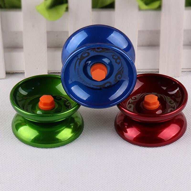 Cool Aluminum Design Professional YoYo Ball Bearing String Trick Alloy Kids 3C