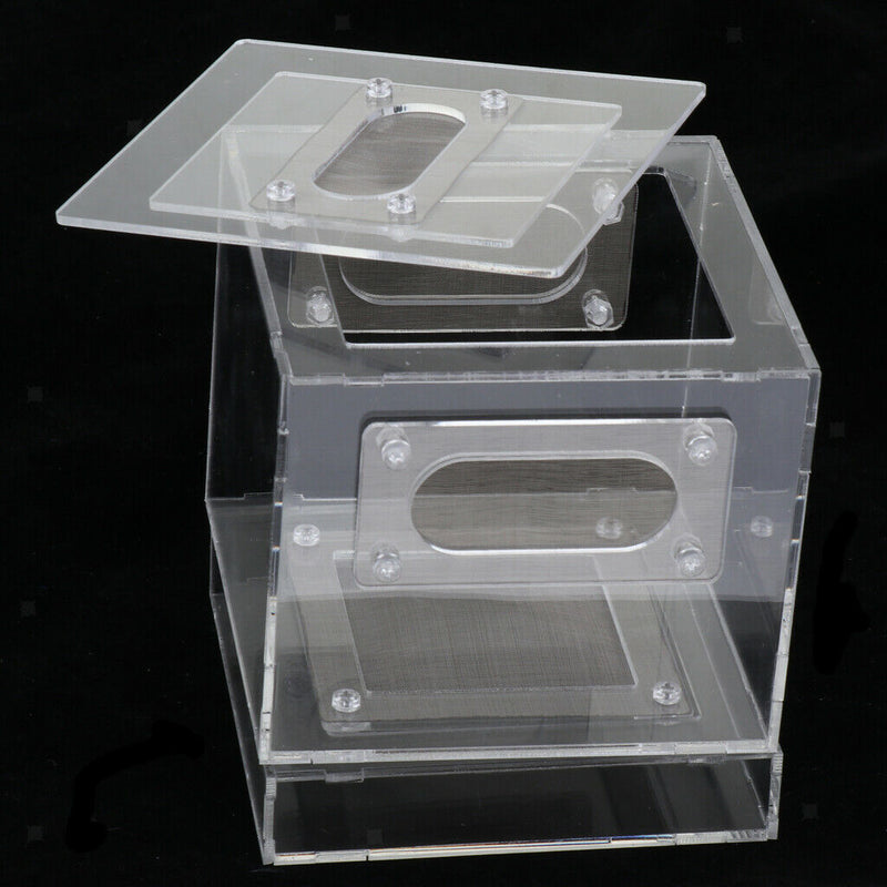 Breeding Box Clear Acrylic Case Habitat for Mini Pet House for Reptiles