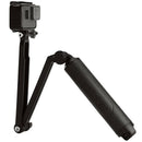 Telesin Waterproof Selfie Stick Floating Hand Grip +3-Way Grip Arm Monopod
