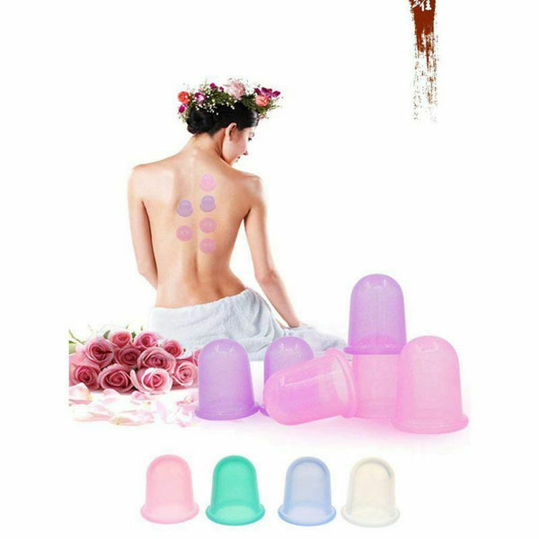 Vacuum Therapy Silicone Scouring Massager Anti Cellulite Massage Cupping Cu D5V6