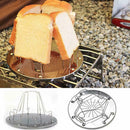 1*Stainless Steel Toaster 4 Slices Camping Barbecue Grill Equipment H0B2
