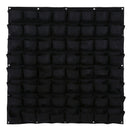 64 grid Pocket Plant Pot Vertical Garden Hanging Green Wall Planters Large