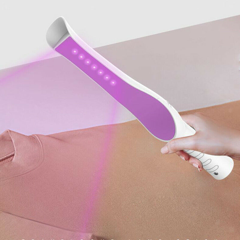 LED UV Disinfection Lamp Portable Handheld UVC Sterilizer Lights Tube Purple
