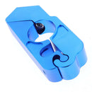 Blue Motorcycle Handlebar Bar Grip Brake Lever Lock Anit Theft Security