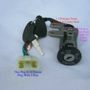 GY6 49 50cc Ignition Switch Key Lock Gas Tank Cap Set for Scooter Moped Tao