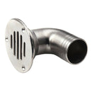 316 Stainless Steel 90 Deg Elbow Floor Drain 32mm Hose RV Camper Heavy Duty