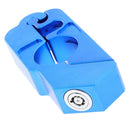 Blue Motorcycle Handlebar Bar Grip Brake Lever Lock Anit Theft Security
