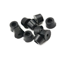 10x 17*10mm Round Cabinet Black Rubber Instrument Case Feet Foot Circular JR
