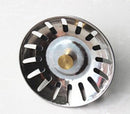 Stainless Steel Kitchen Sink Strainer Waste Disposer Plug Drain Stopper FilterTO
