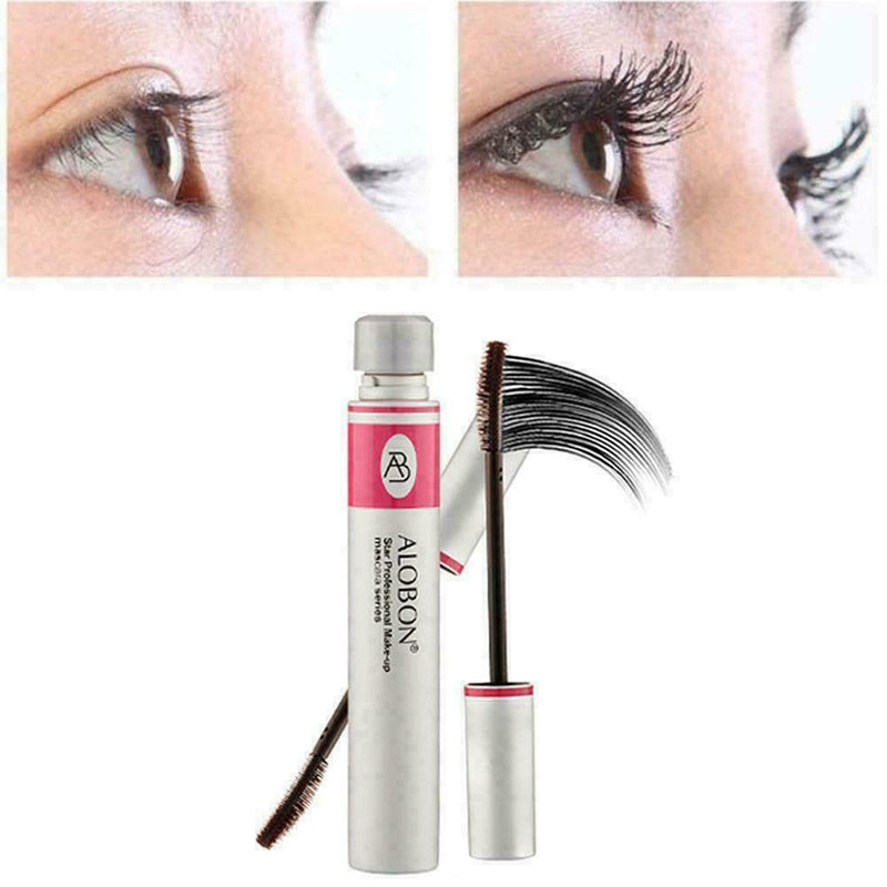 Long Lasting Black Mascara Ink Alobon Fiber Eyelash Long Lashes Extension~ Q1L4