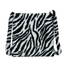 Casual Women Shoulder Trunk Plush Autumn Crossbody Bag Tote (Zebra Pattern)