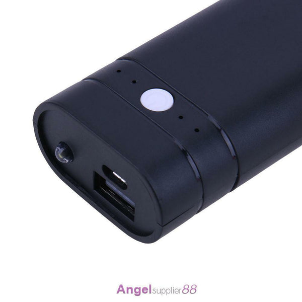 Universal USB 2X18650 Power Bank Case DIY Battery Charger Box +LED Flashlight
