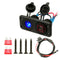 Dual USB Charger Socket Waterproof Power Outlet Fast Charge with Wire and Fuse
