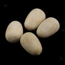 50xUnpainted Natural Wooden Eggs Wood Easter Decorations Embellishment Craft