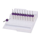 10 Mini PCB Print Circuit Board Carbide Micro Drill Bits (Random color)