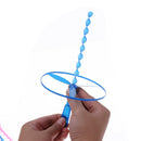 Package of 12 Twisty Flying Saucers Assorted Colors Helicopters Kids Gifts Toys