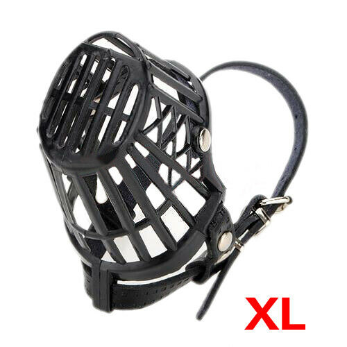 Dog Pet Puppy Muzzle Basket Cage xL