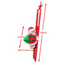 Electric Ladder Santa Claus Toys Christmas Ornaments Desktop Decoration A
