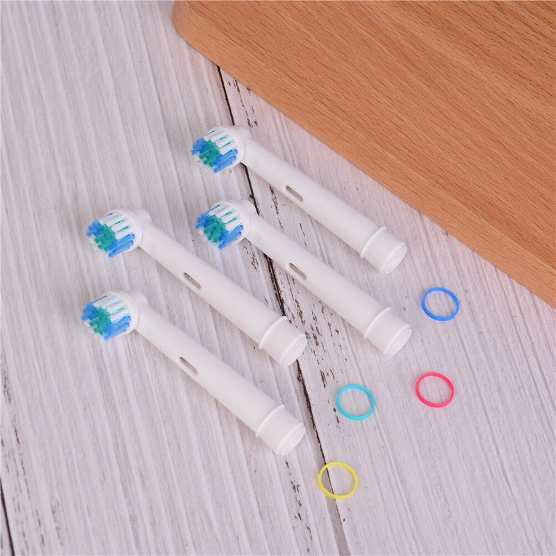 4pcs Electric Toothbrush Heads Replacement for Oral B SB-17A Soft Brush BDAU Cy