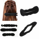 3 Pcs Set Hair Fast Bun Magic Foam Sponge Hair Tool M4Q1 Bun T Maker Donut M0C8