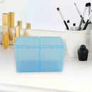 Cleaning Cotton Storage Box Swab Pad Nail Art Compartments Container (Blue) A