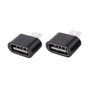 2PCS Micro-USB Male to USB 2.0 OTG Adapter Converter For Android Tablet Pho T3Y1