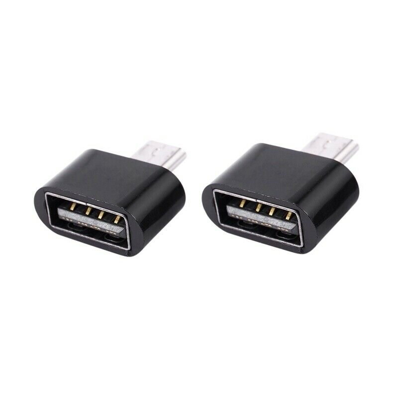 2PCS Micro-USB Male to USB 2.0 OTG Adapter Converter For Android Tablet Pho T3Y1