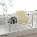 Countertop Caddy Sponge Holder Drain Rack Kitchen Sink Japanese Style Brush Soap