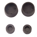 Black Motorcross Rubber Frame Plugs Rack Screw Cap for Yamaha YZF R6 2006-15