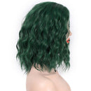 Short Curly Wig Full-End Lace Female Headdress With Chemical Fiber Corn Cur V5G8