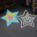 4pcs Stars Metal Cutting Die Stencils DIY Embossing Scrapbooking Craft
