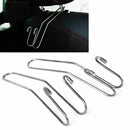 4Pcs Car Seat Hook Auto Headrest Hanger Bag Holder Clips New Metal Multi-Fu