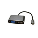 1X(Usb3.1 Type-C Public To Hdmi Mother + Vga Mother High-Definition Audio A