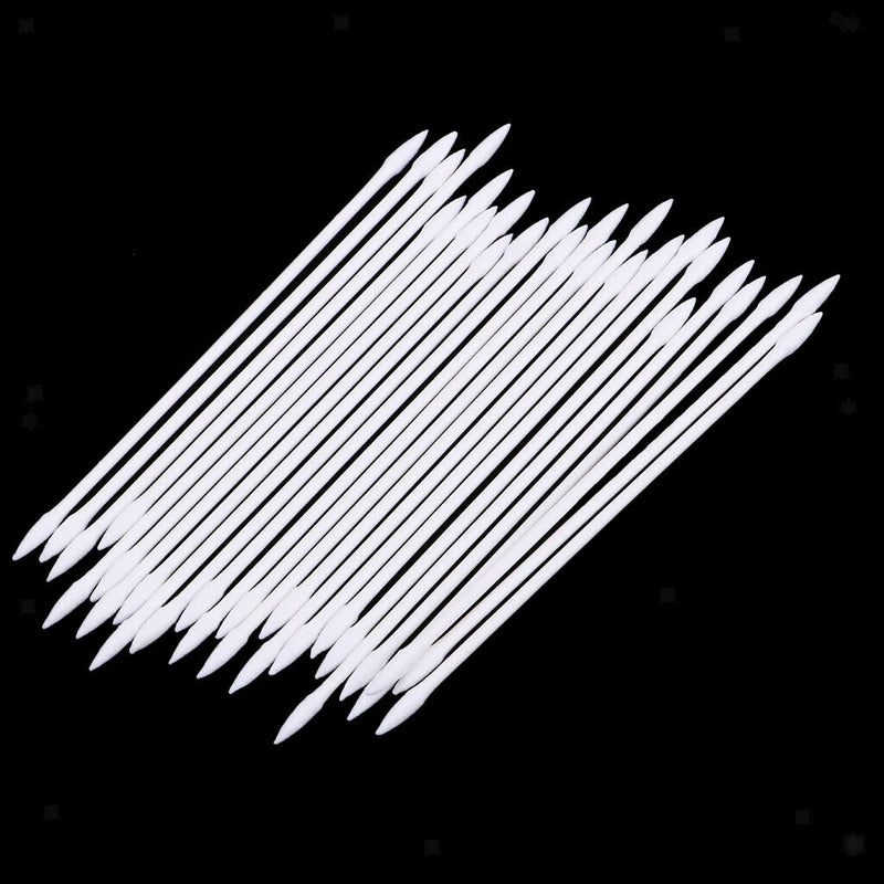 24pcs 100% Cotton Swab Dual Pointed Tip Cotton Buds - Dust Free, No Residual