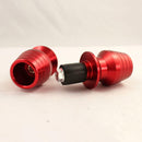 1 Pair Universal 7/8" Inch Motorbike Sliders Handle Bar Ends Caps Plugs Red