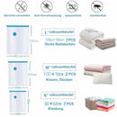 Vacuum Bag, 6 pcs Set Storage Bag Travel Vacuum Bag with Hand Pump for Trav E1X3