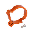 Chrome Motorcycle Exhaust O-Clamp Clip for  SX250 EXC250 300 17-18 Orange