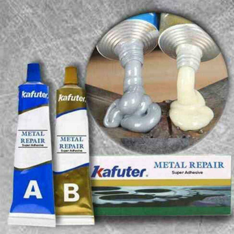 2x Industrial Heat Resistance Cold Weld Metal Repair Paste A&B Adhesive Gel AU