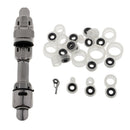 14x Silicone and Ceramic Fishing Rod Guides Repair Kit with Ordinary Seat