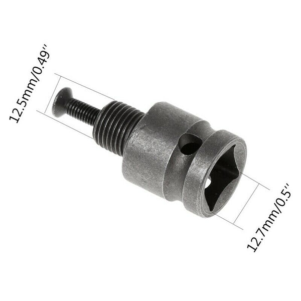 1/2inch Drill Chuck Adaptor For Impact Wrench Conversion 1/2-20Unf With 1 P M7V6